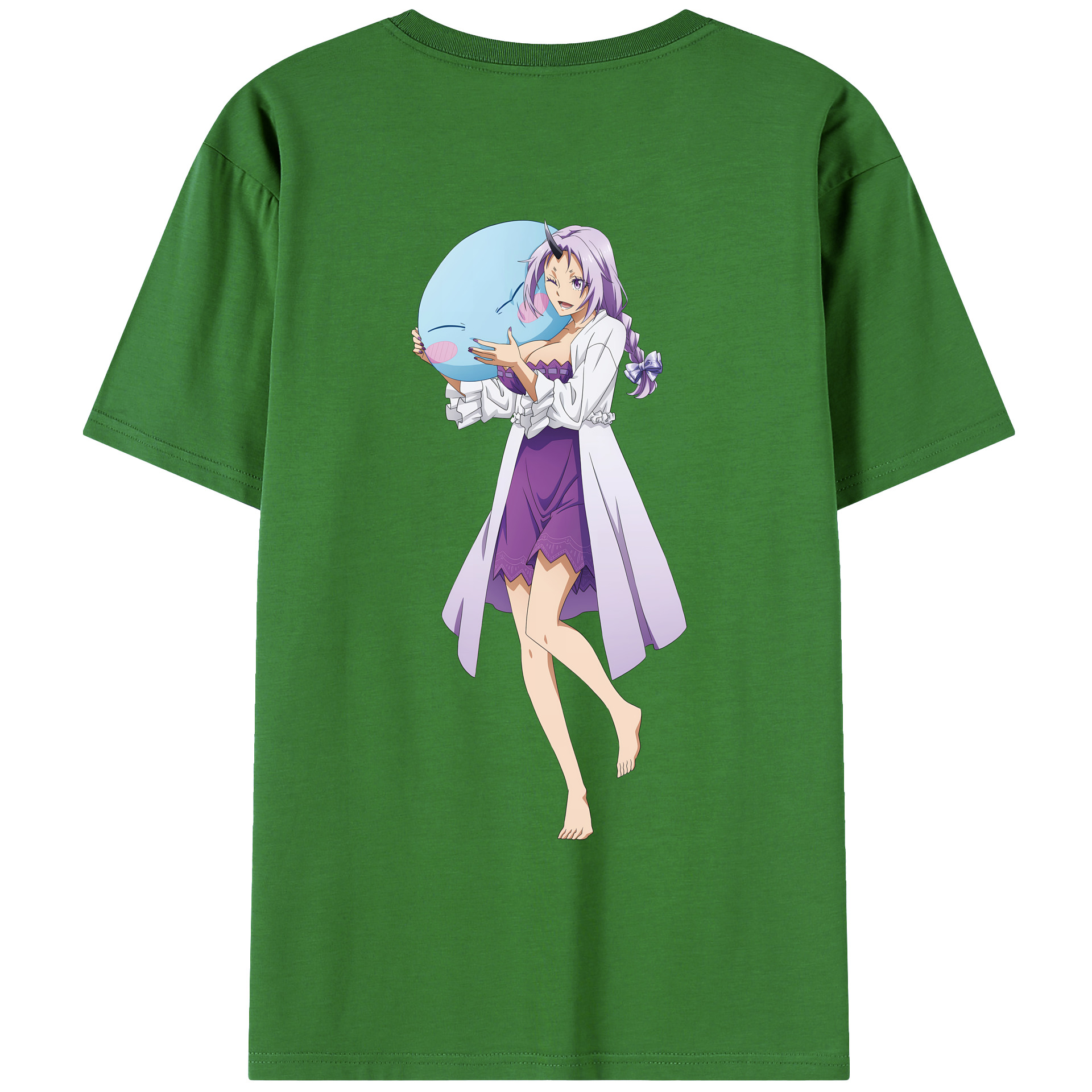 （画像用） 転スラ Regarding Reincarnated to Slime レディース半袖Tシャツ(バックプリント)